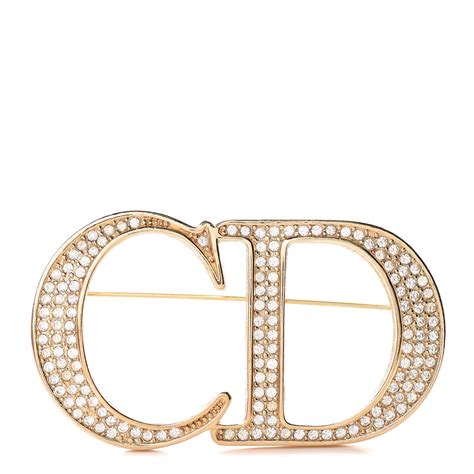 Dior Gold Brooch 